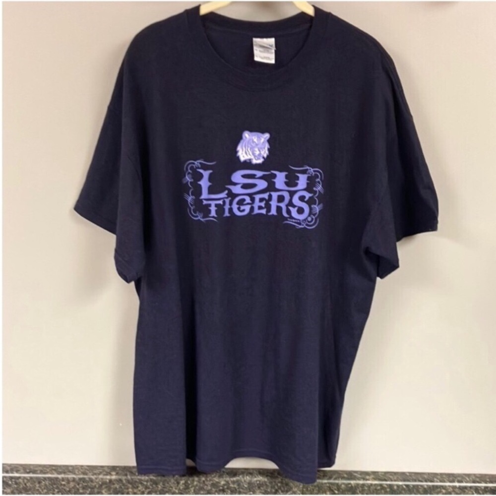 3/$15 ❤️ Gildan LSU tigers purple tee shirt xl 16